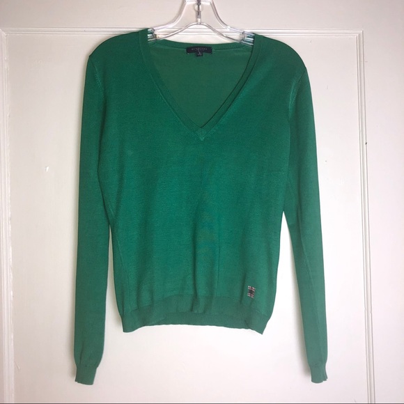 burberry green sweater